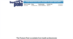 Desktop Screenshot of posturepole.com.au